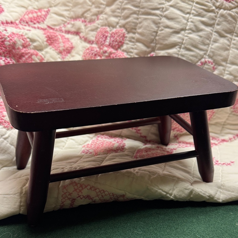 Doll Furniture-Small Wooden Dark Mahogany